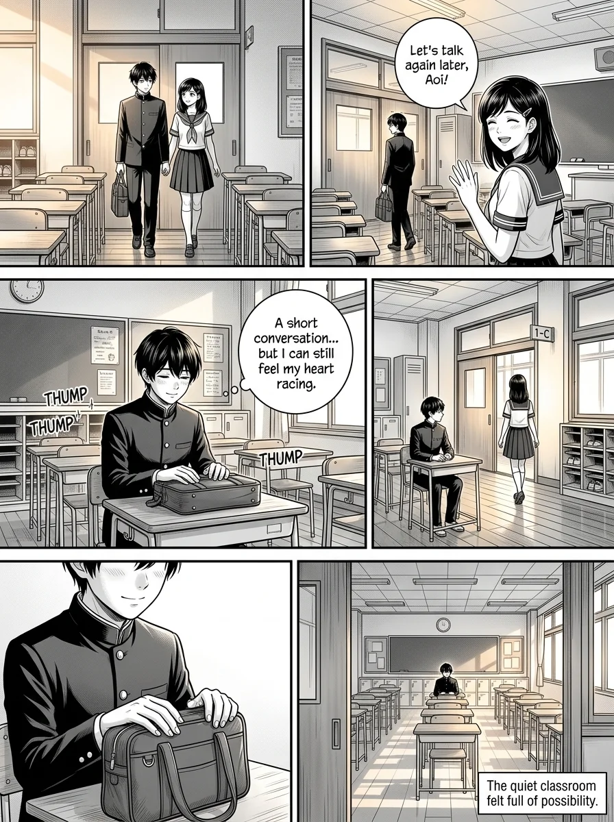 五年後 — Five Years Later Chapter 2 Page 6 - AI Generated Manga