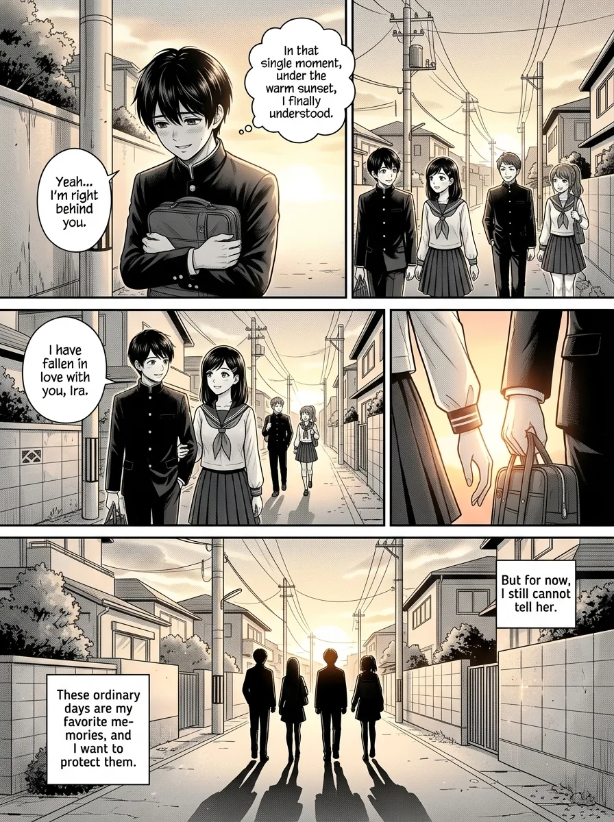 五年後 — Five Years Later Chapter 3 Page 12 - AI Generated Manga