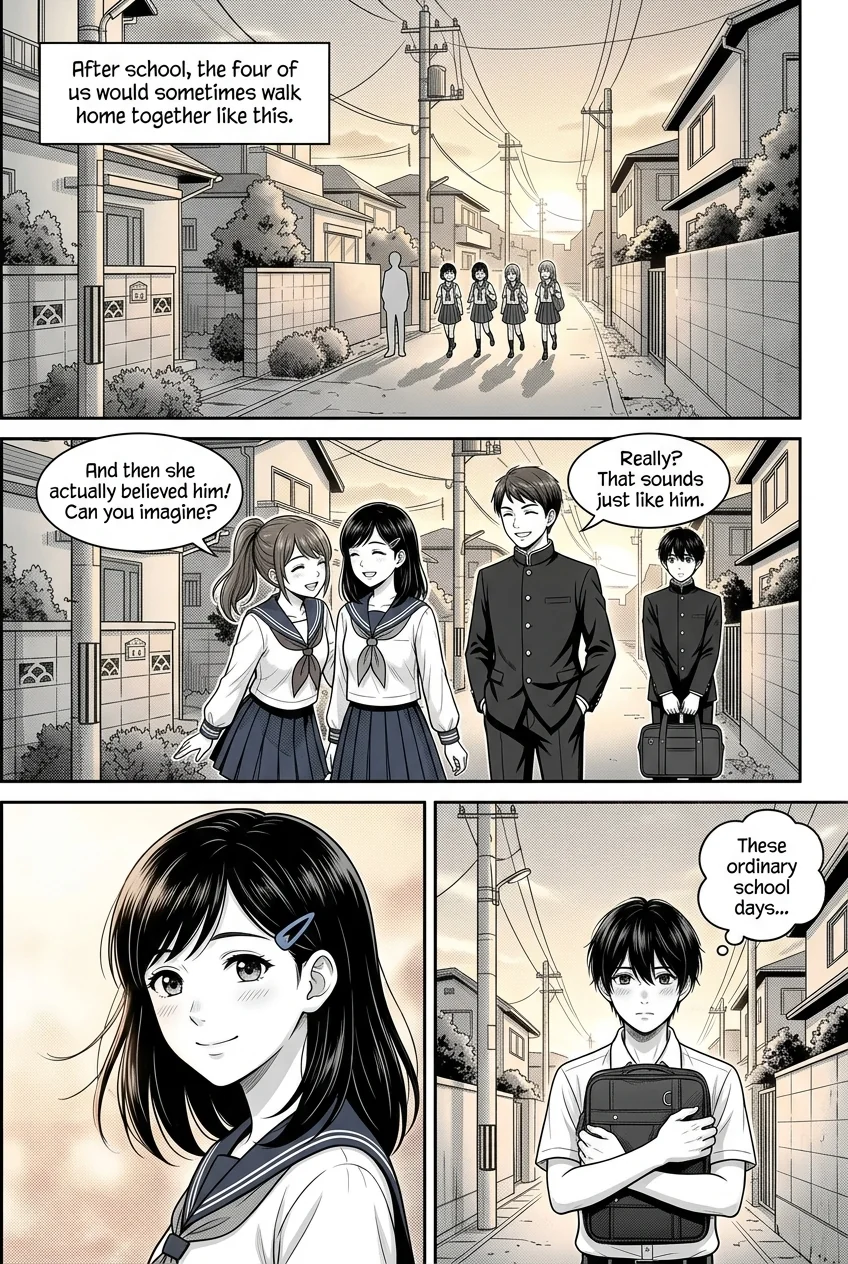 五年後 — Five Years Later Chapter 3 Page 9 - AI Generated Manga