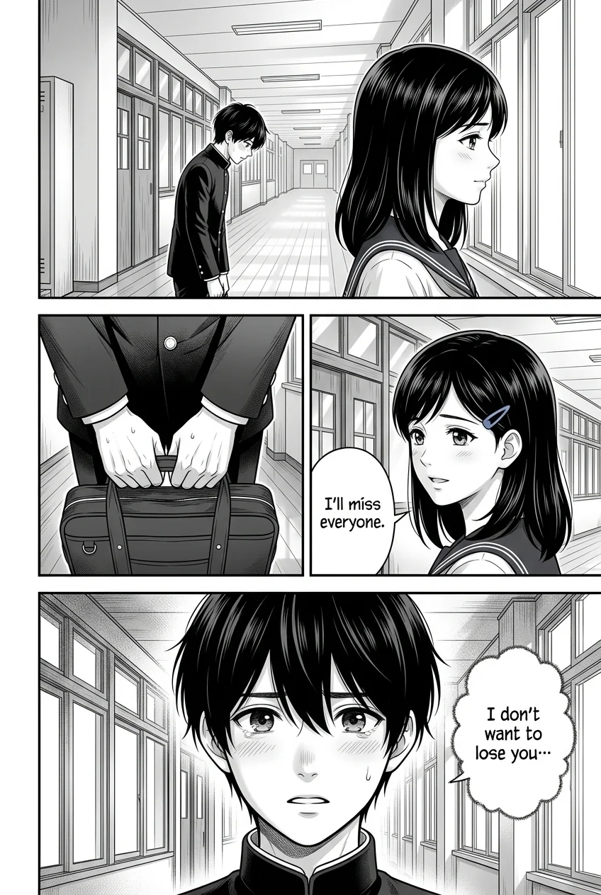 五年後 — Five Years Later Chapter 4 Page 8 - AI Generated Manga