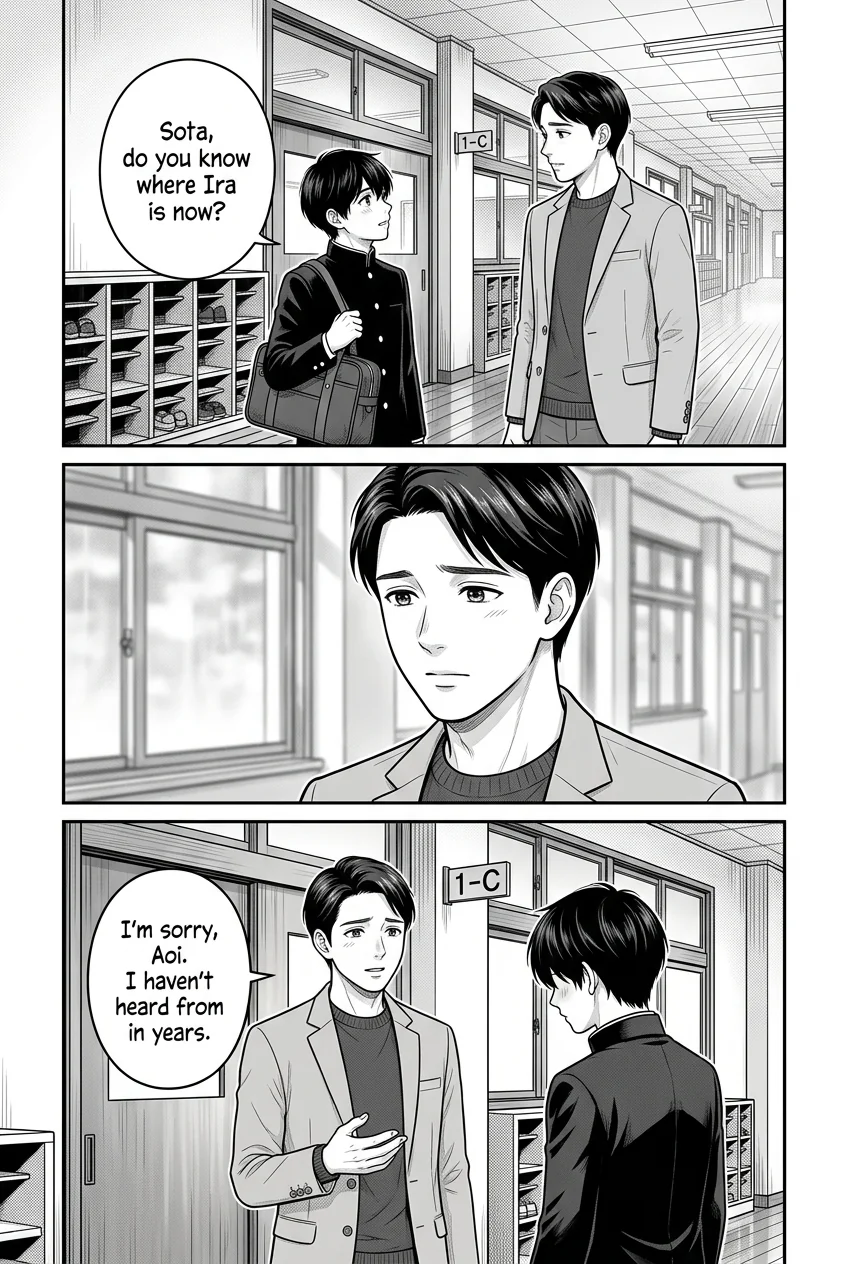 五年後 — Five Years Later Chapter 5 Page 4 - AI Generated Manga