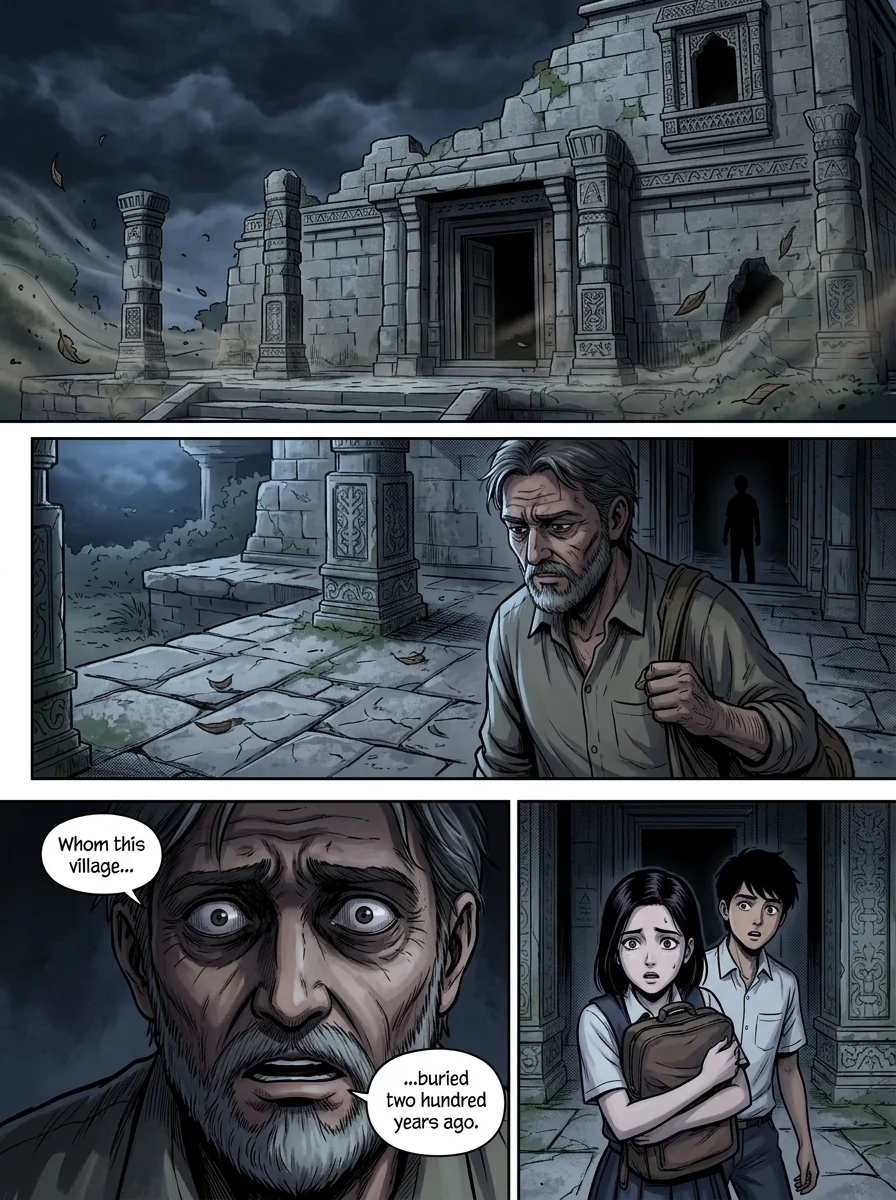 काली घंटी  Chapter 1 Page 16 - AI Generated Manga