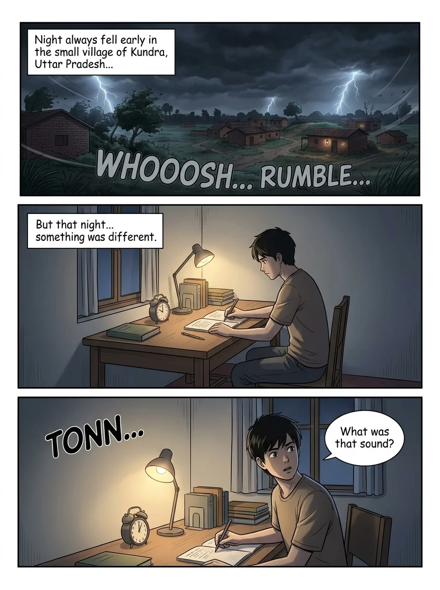 काली घंटी  Chapter 1 Page 1 - AI Generated Manga