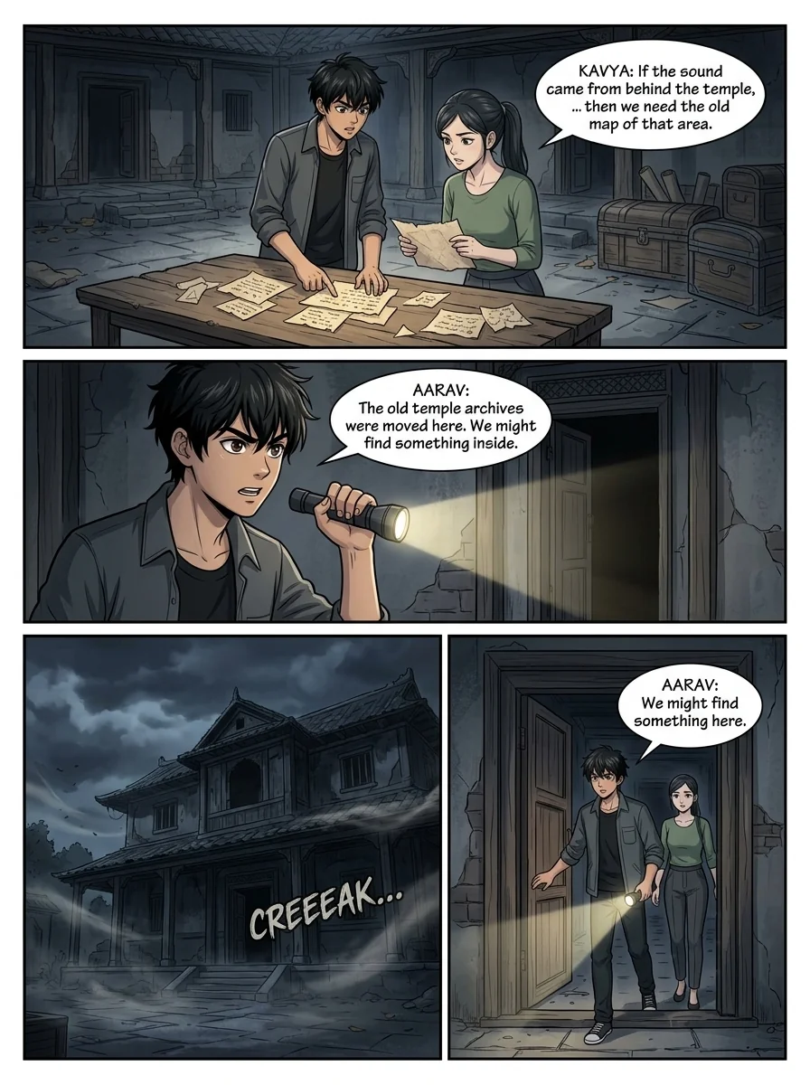 काली घंटी  Chapter 2 Page 3 - AI Generated Manga