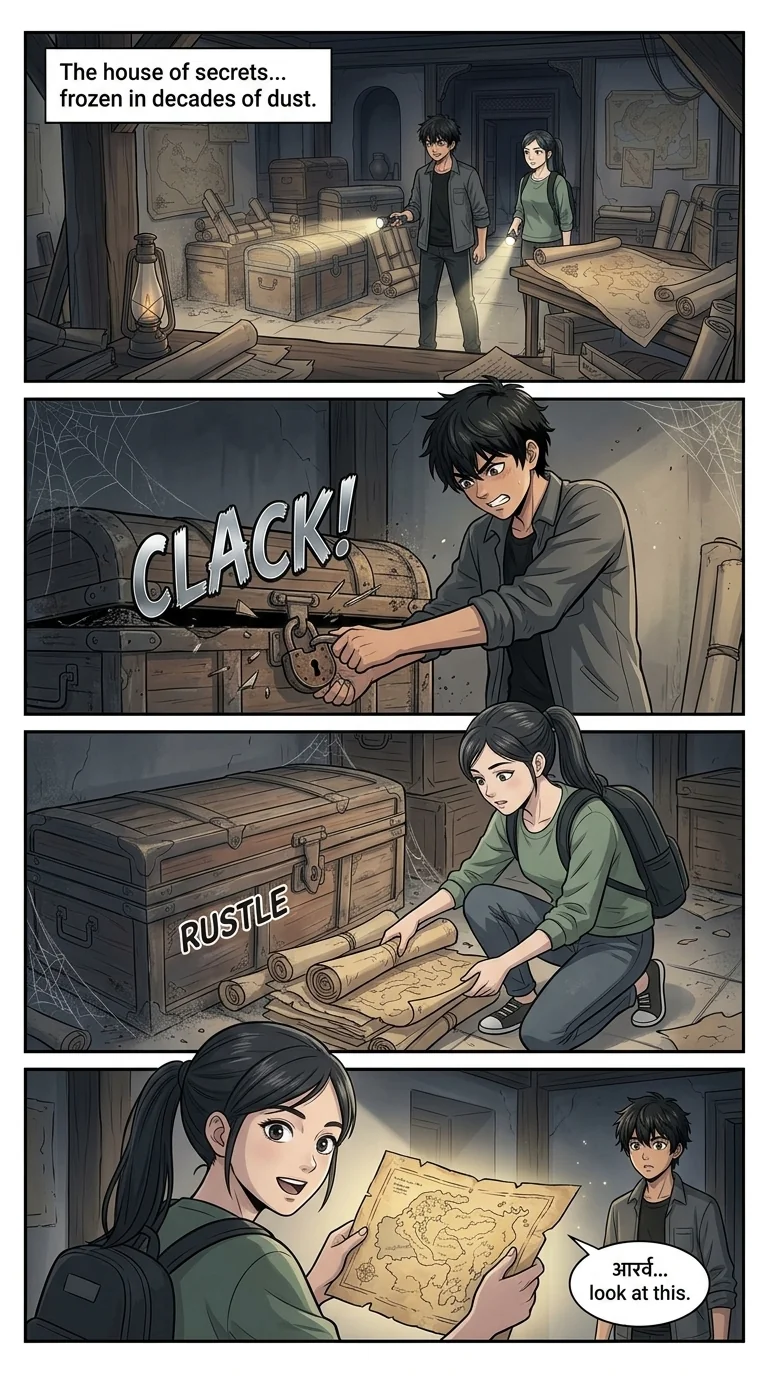 काली घंटी  Chapter 2 Page 4 - AI Generated Manga
