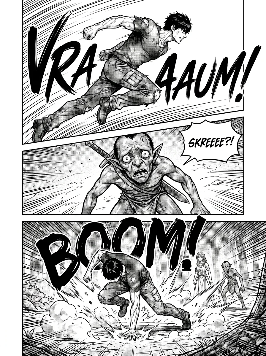 Inicio Chapter 3 Page 13 - AI Generated Manga
