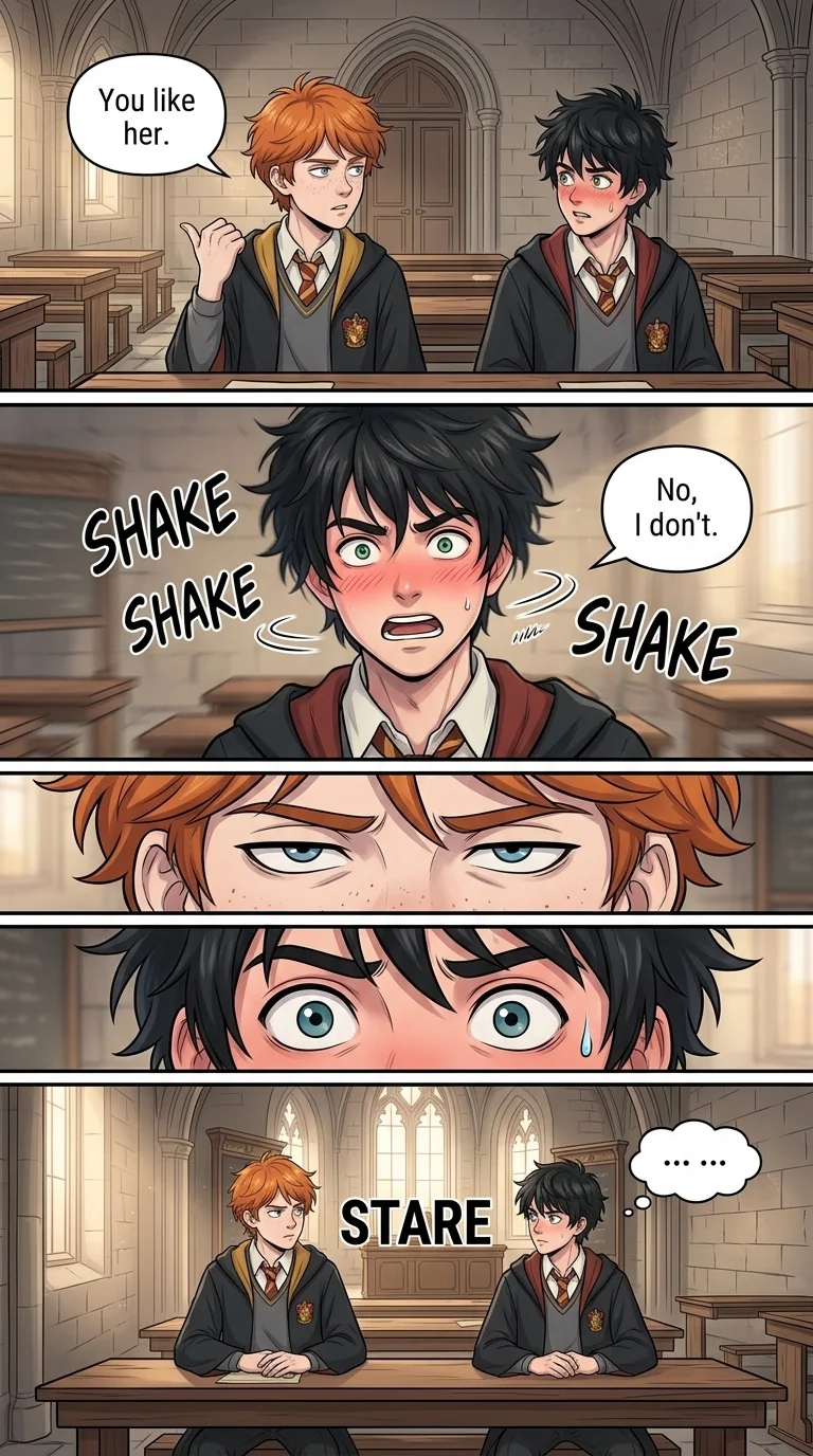 Draca Malfoid Chapter 2 Page 4 - AI Generated Manga