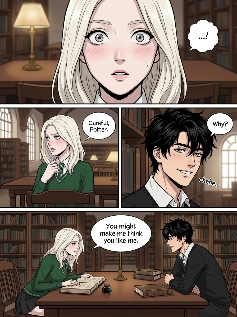 Draca Malfoid Chapter 3 Page 5 - AI Generated Manga
