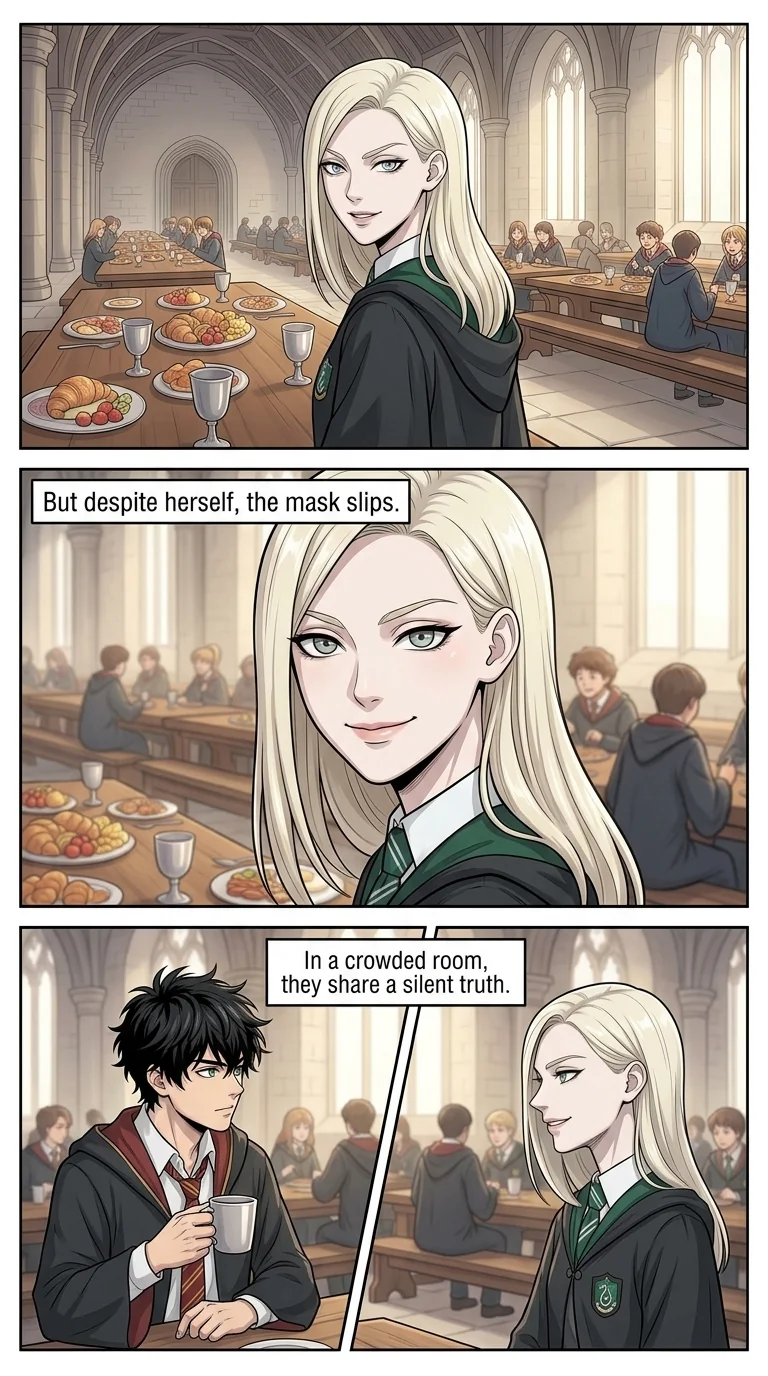 Draca Malfoid Chapter 4 Page 8 - AI Generated Manga