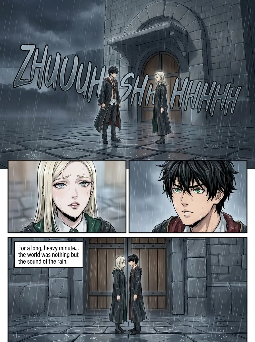 Draca Malfoid Chapter 5 Page 12 - AI Generated Manga