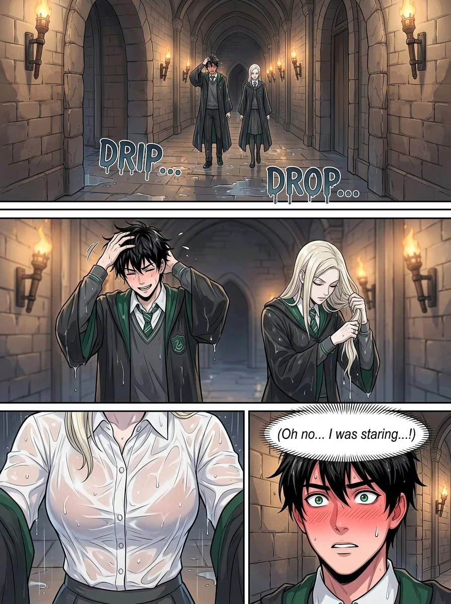Draca Malfoid Chapter 5 Page 14 - AI Generated Manga
