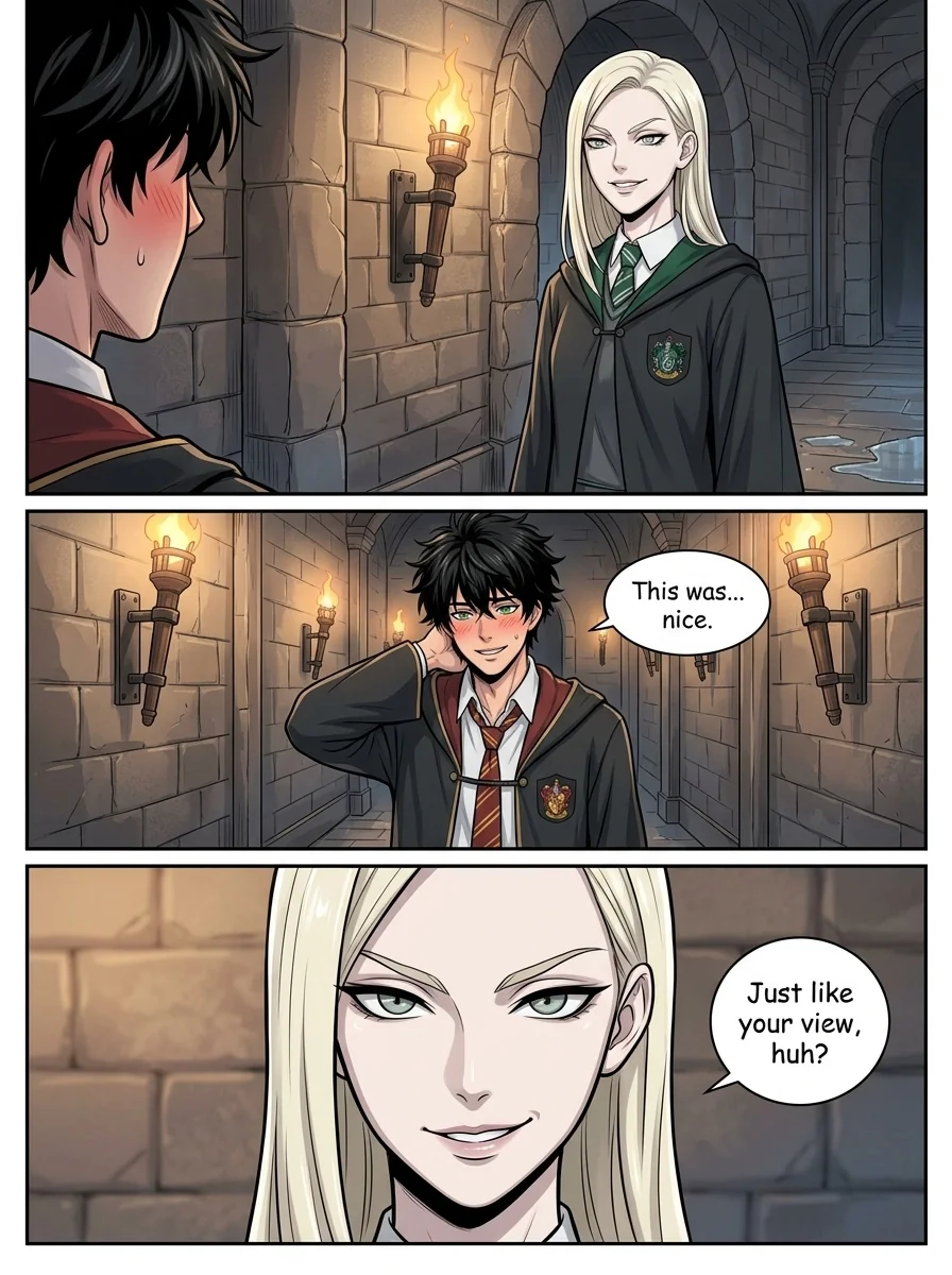 Draca Malfoid Chapter 5 Page 15 - AI Generated Manga