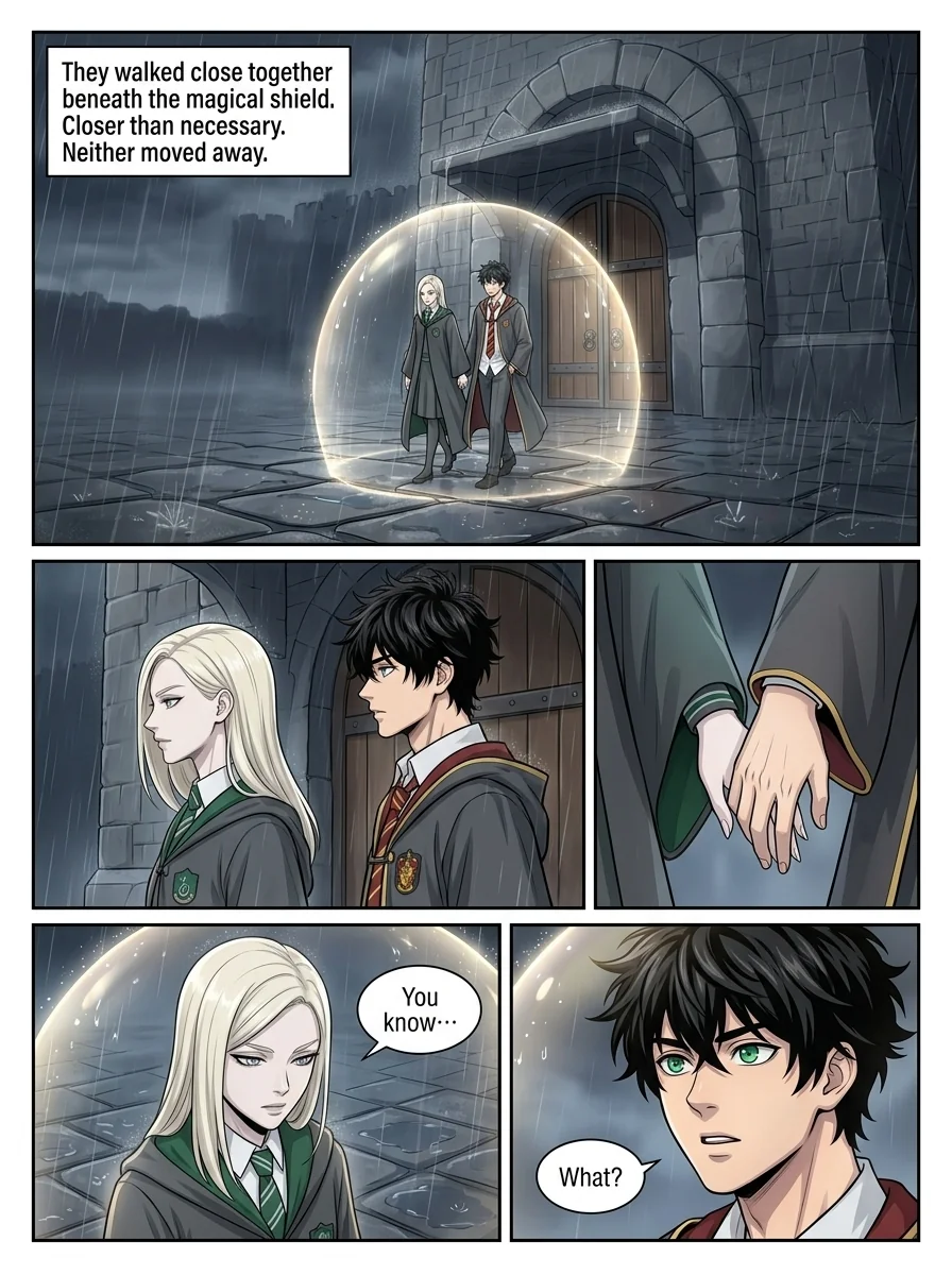 Draca Malfoid Chapter 5 Page 7 - AI Generated Manga