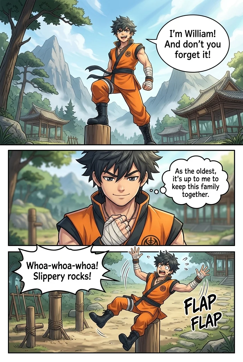 William: lost adventures Chapter 1 Page 2 - AI Generated Manga
