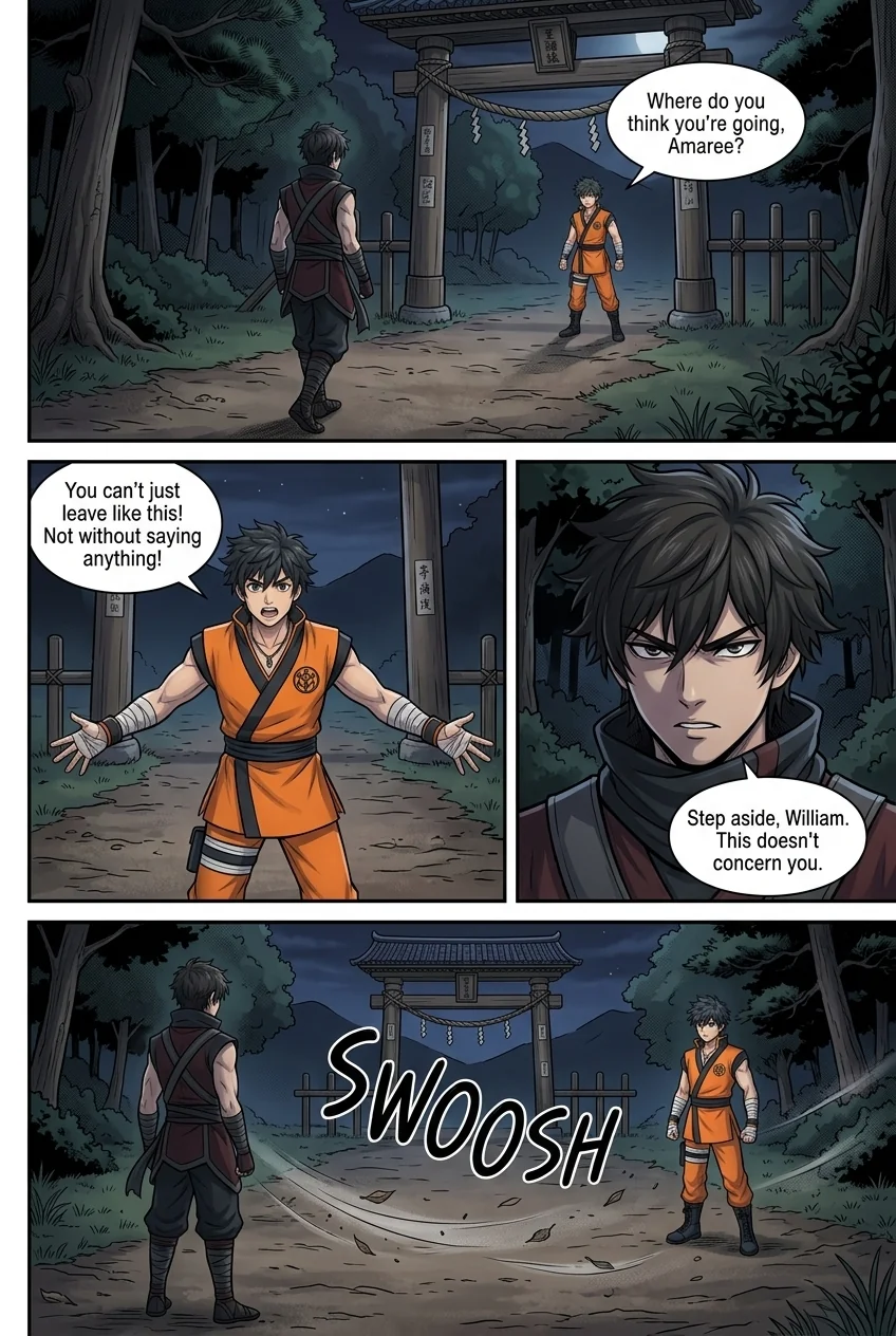 William: lost adventures Chapter 2 Page 3 - AI Generated Manga
