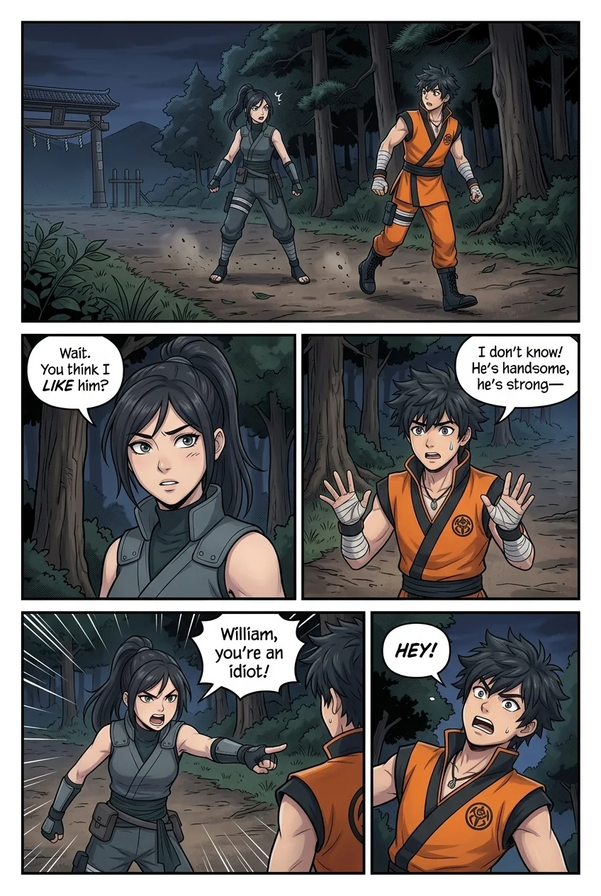 William: lost adventures Chapter 7 Page 15 - AI Generated Manga