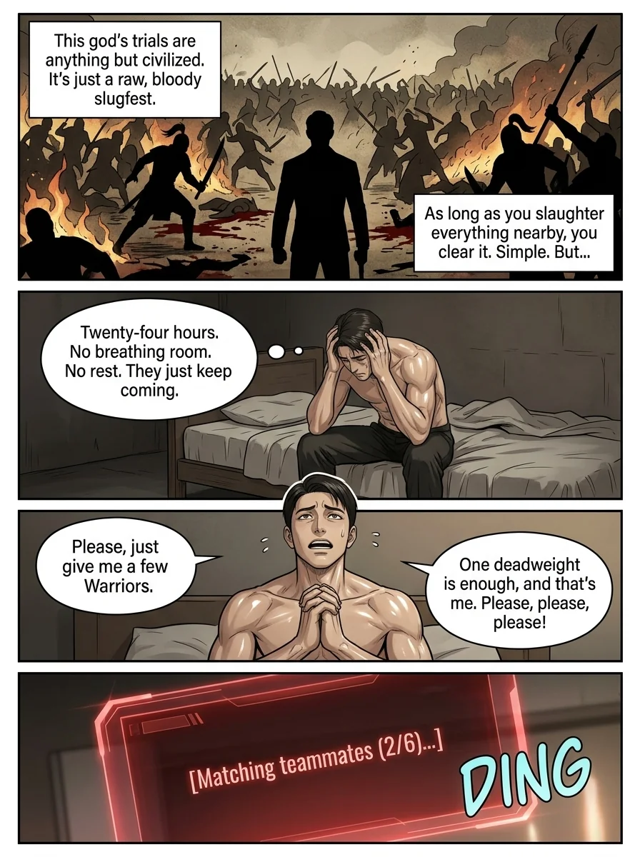 Foolish play of the gods Chapter 3 Page 2 - AI Generated Manga