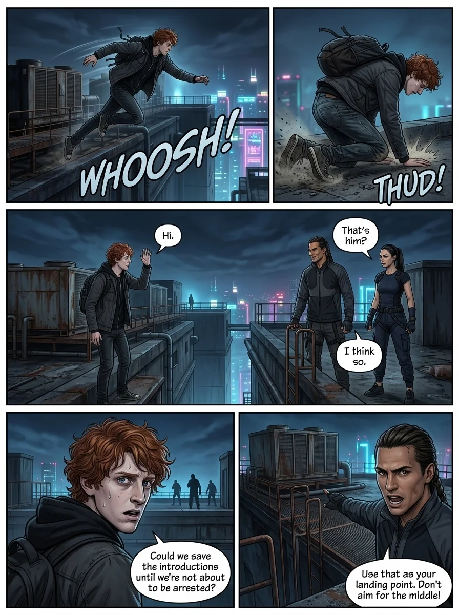 The Nightshades Chapter 1 Page 11 - AI Generated Manga