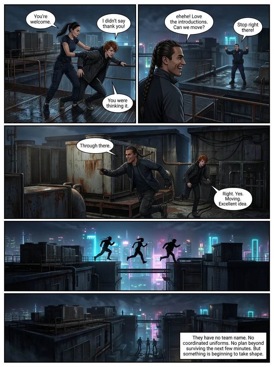 The Nightshades Chapter 1 Page 13 - AI Generated Manga
