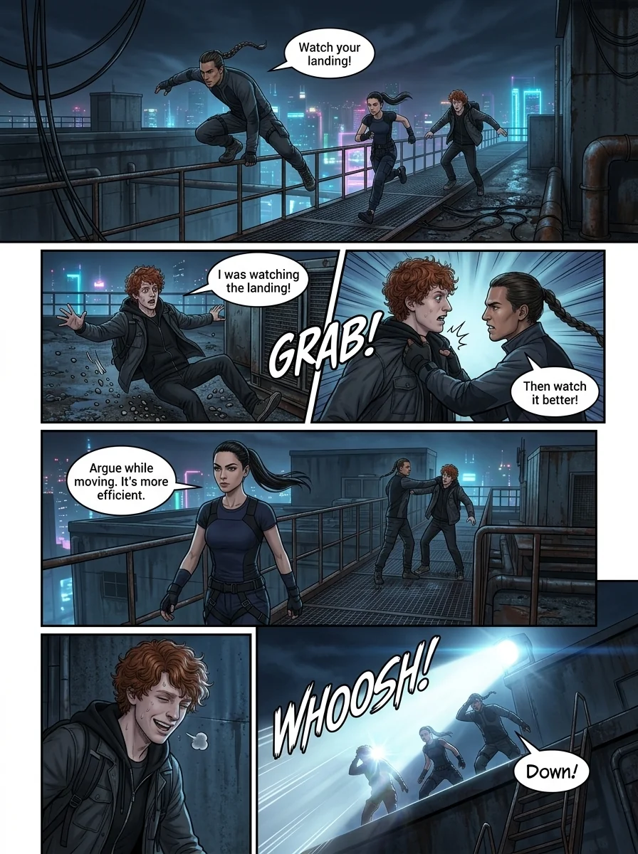 The Nightshades Chapter 1 Page 14 - AI Generated Manga