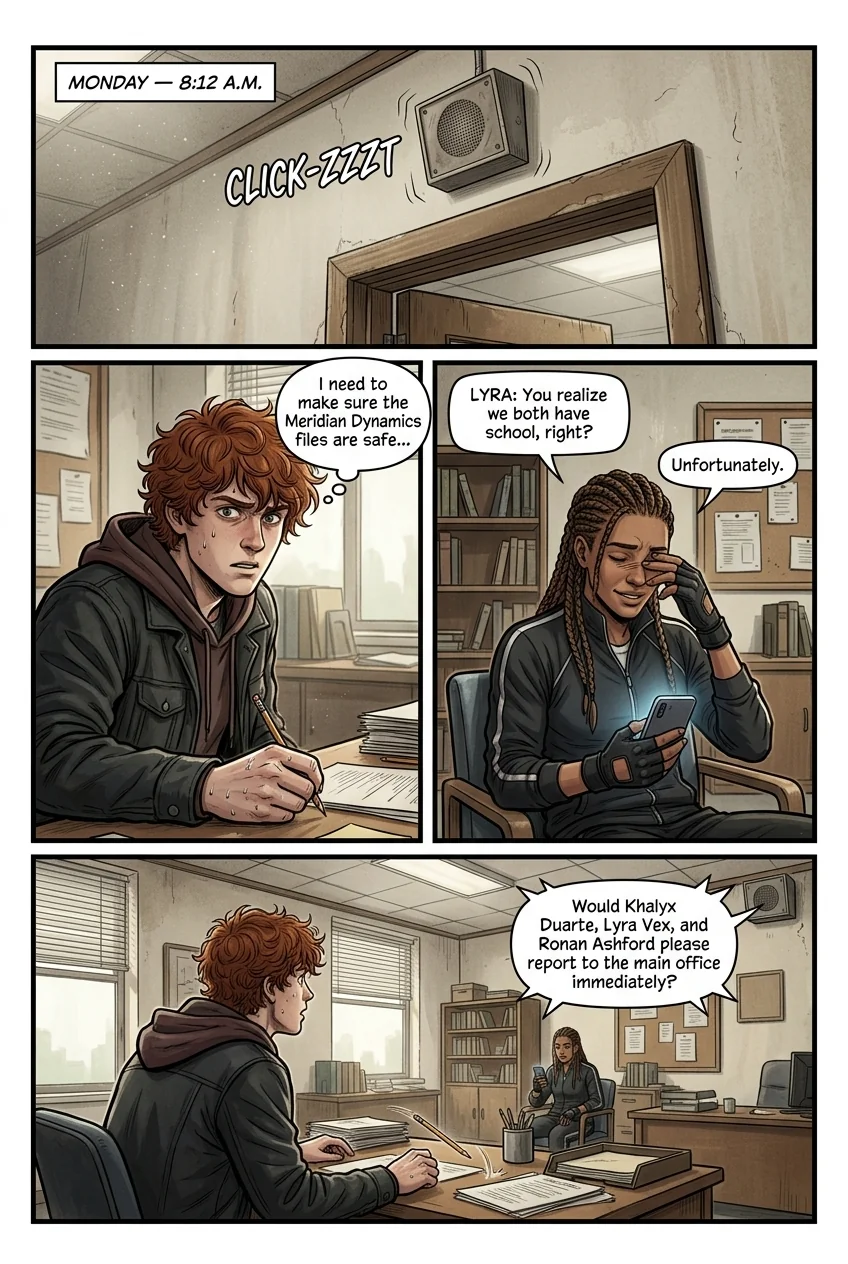 The Nightshades Chapter 1 Page 18 - AI Generated Manga