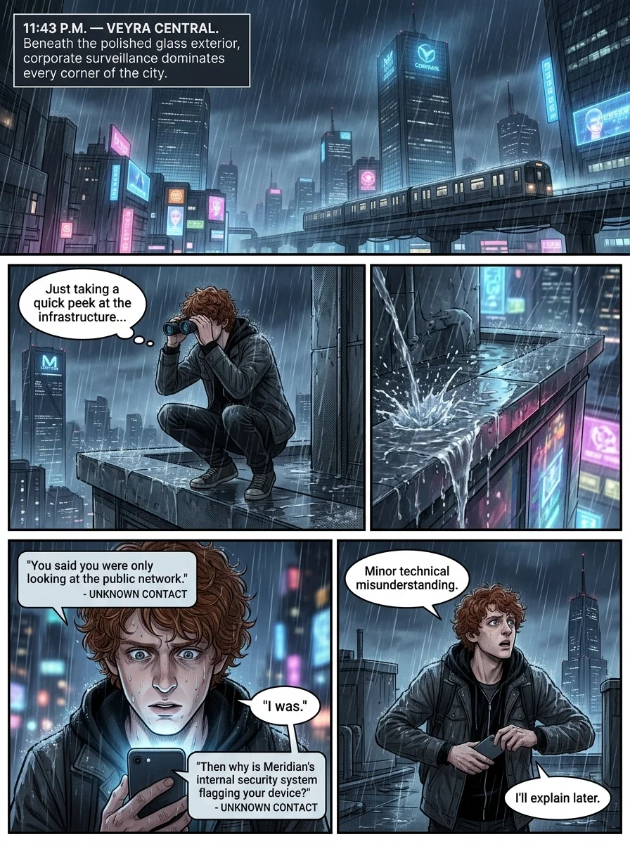 The Nightshades Chapter 1 Page 1 - AI Generated Manga