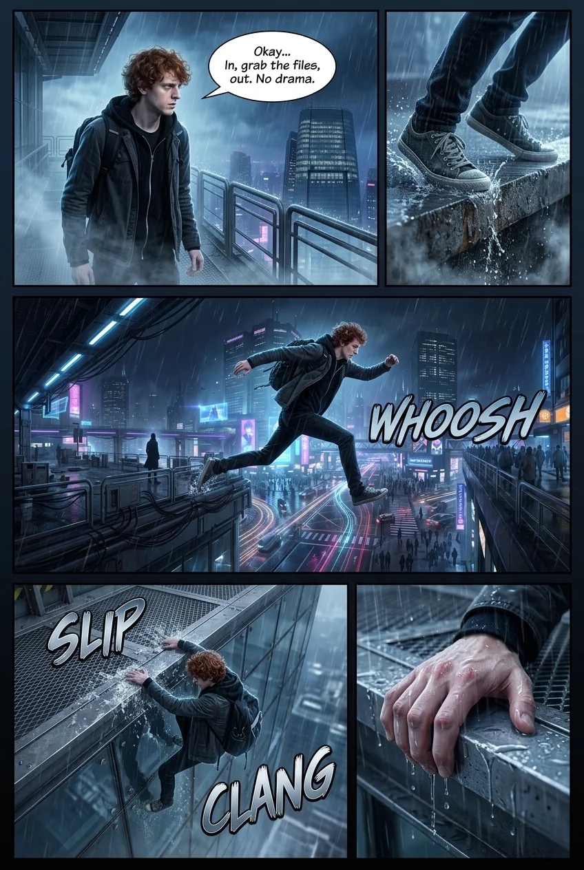The Nightshades Chapter 1 Page 2 - AI Generated Manga