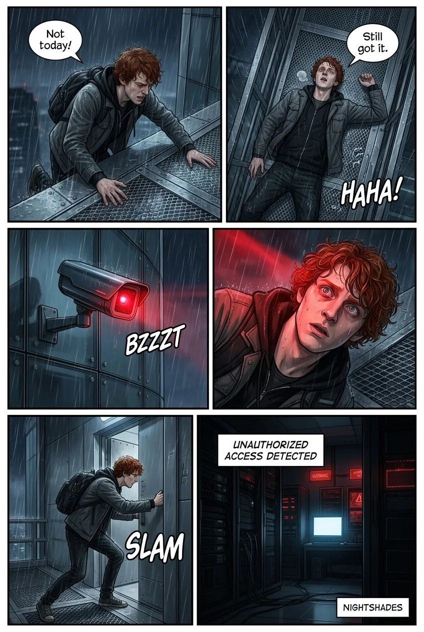The Nightshades Chapter 1 Page 3 - AI Generated Manga