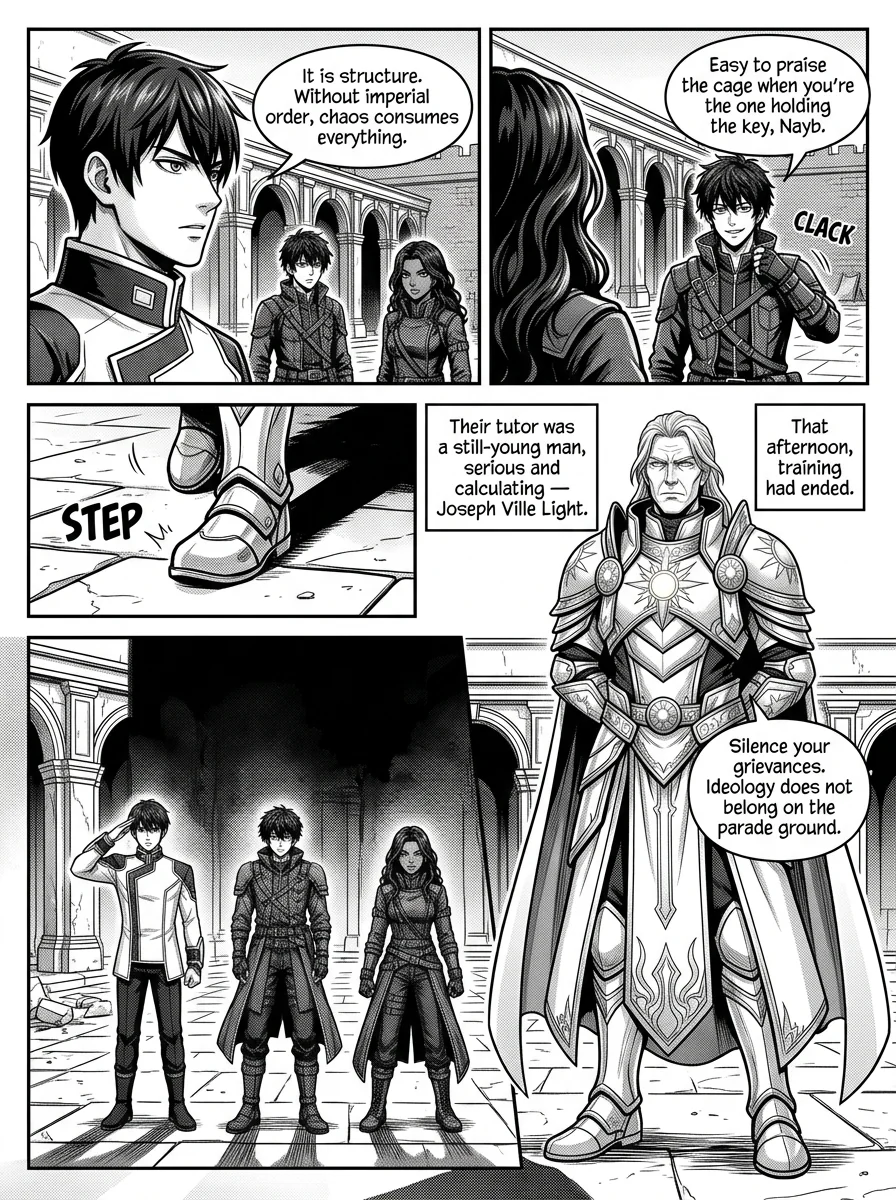 Aethelos Pain and Blood Chapter 1 Page 2 - AI Generated Manga