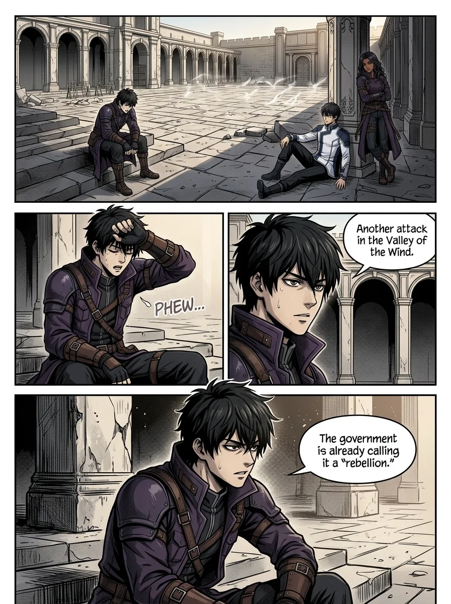Aethelos Pain and Blood Chapter 1 Page 3 - AI Generated Manga