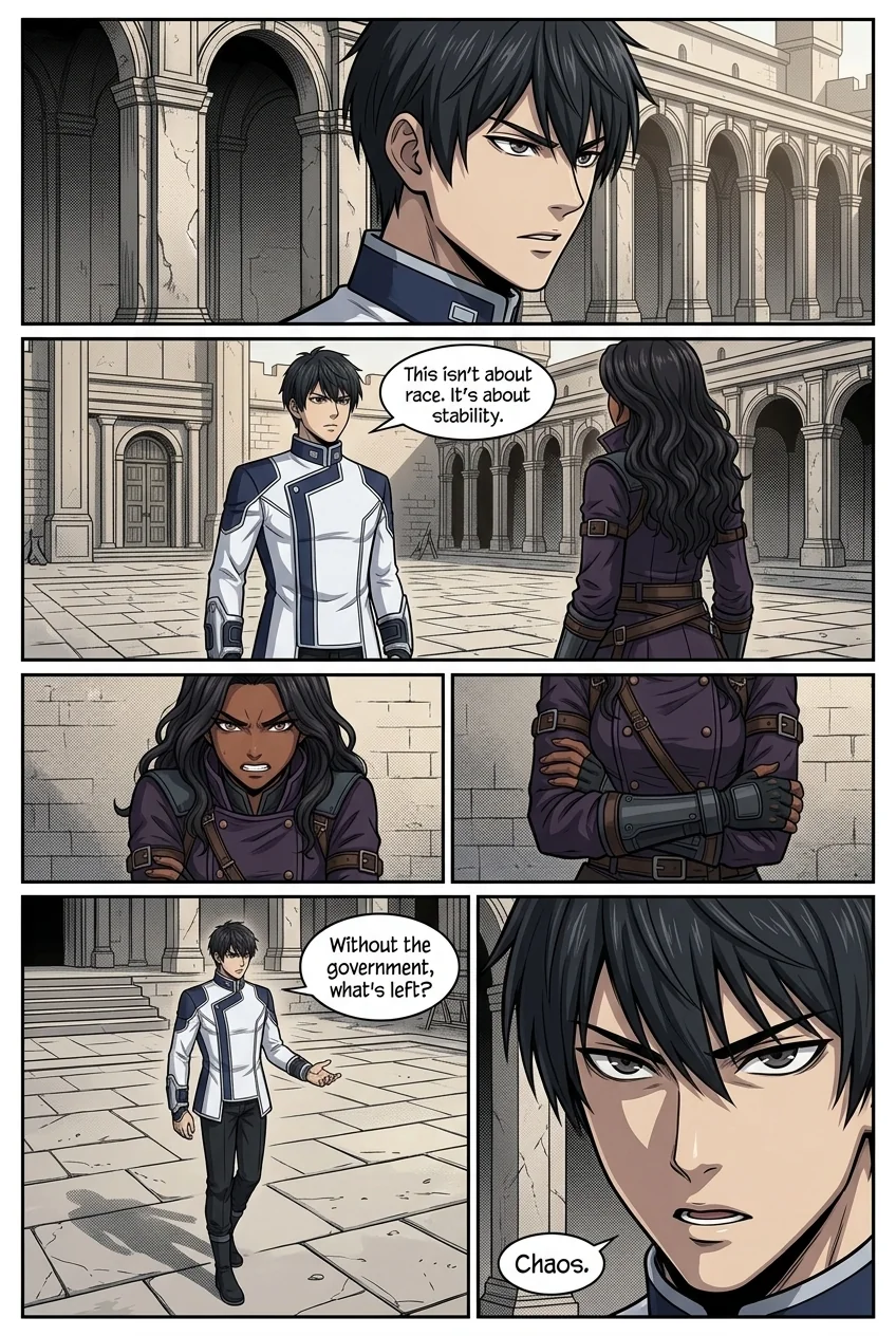 Aethelos Pain and Blood Chapter 1 Page 6 - AI Generated Manga