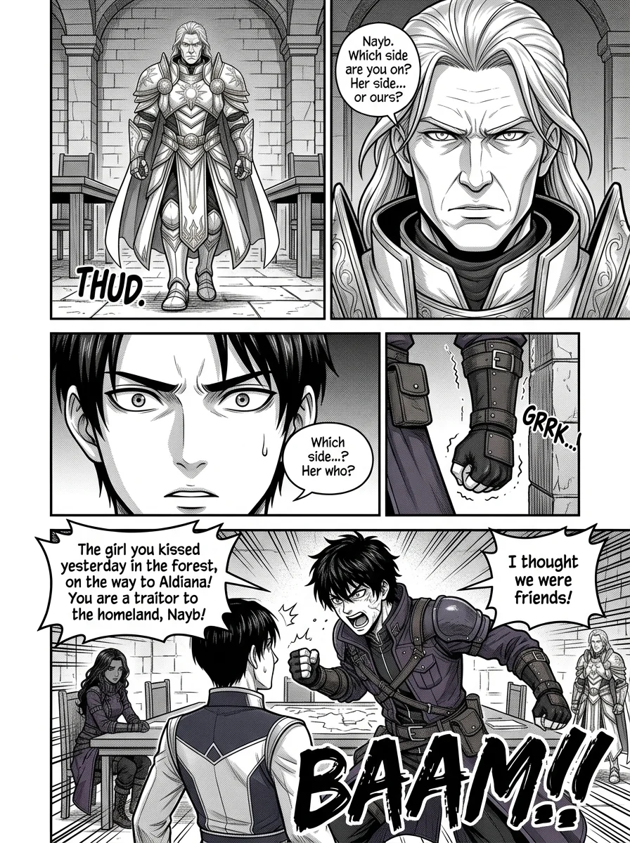 Aethelos Pain and Blood Chapter 15 Page 2 - AI Generated Manga