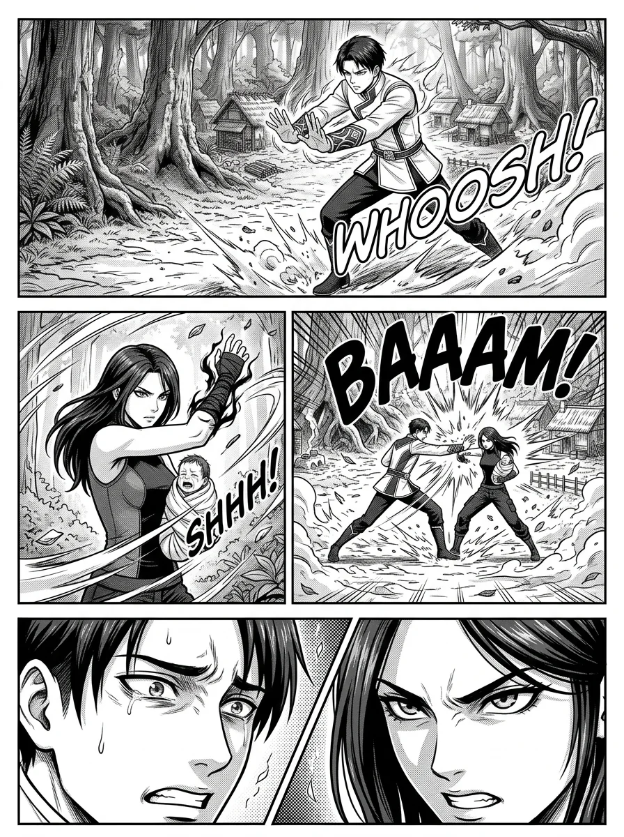 Aethelos Pain and Blood Chapter 18 Page 12 - AI Generated Manga