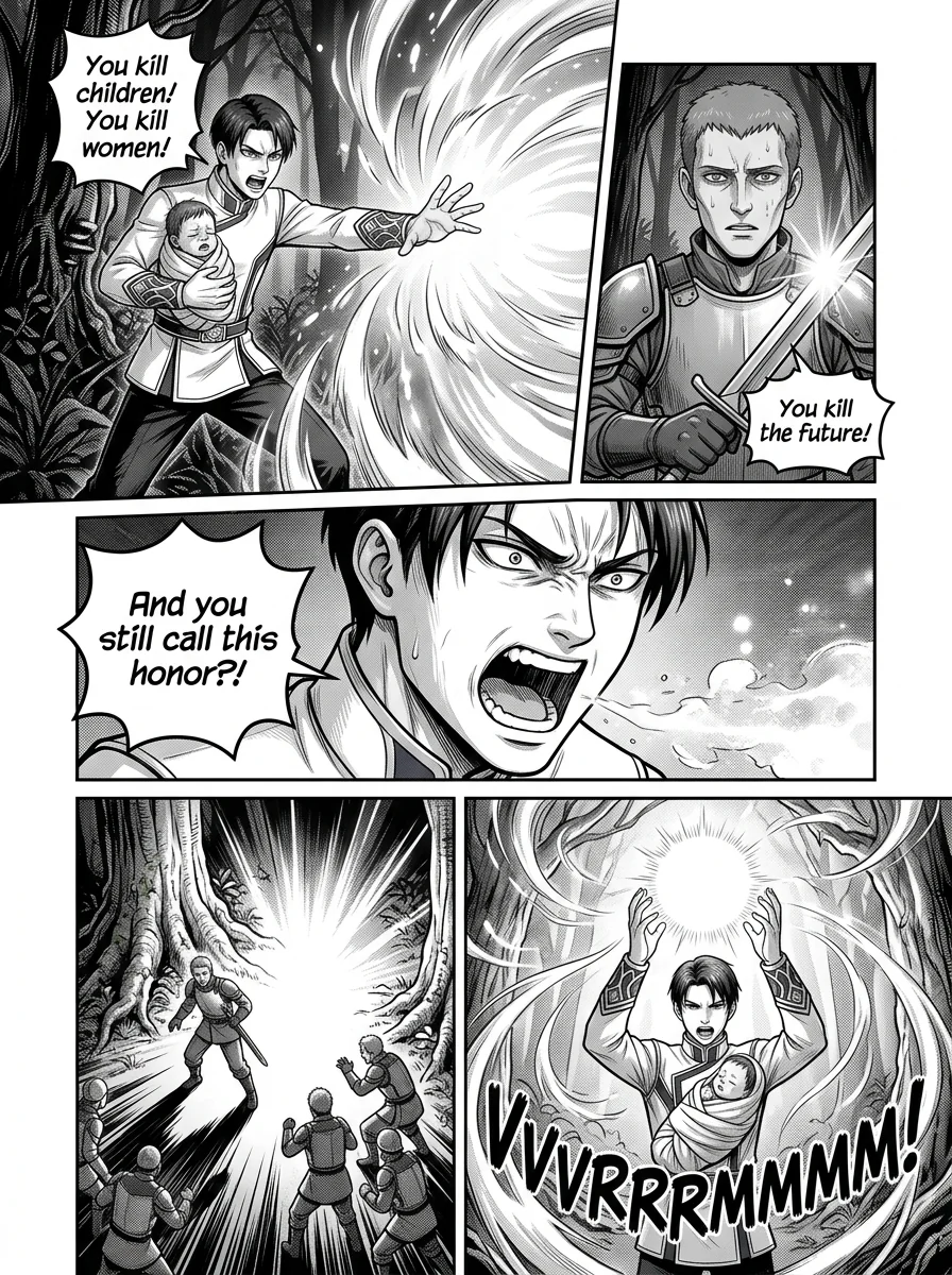 Aethelos Pain and Blood Chapter 18 Page 23 - AI Generated Manga