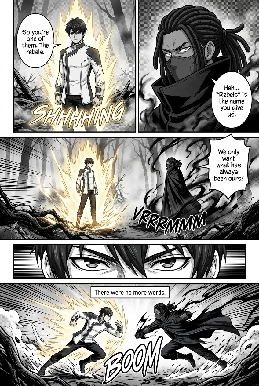 Aethelos Pain and Blood Chapter 3 Page 2 - AI Generated Manga