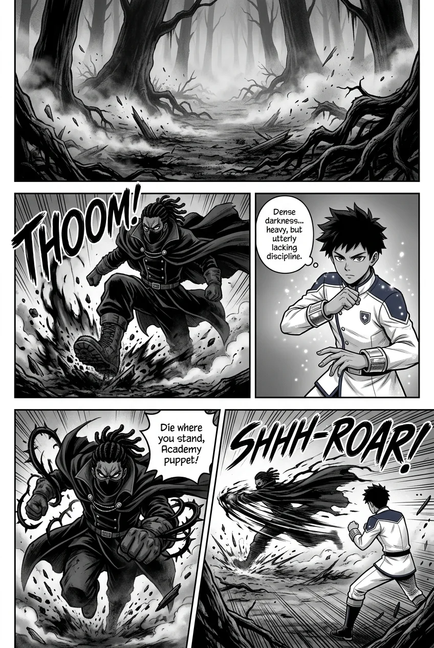 Aethelos Pain and Blood Chapter 3 Page 3 - AI Generated Manga