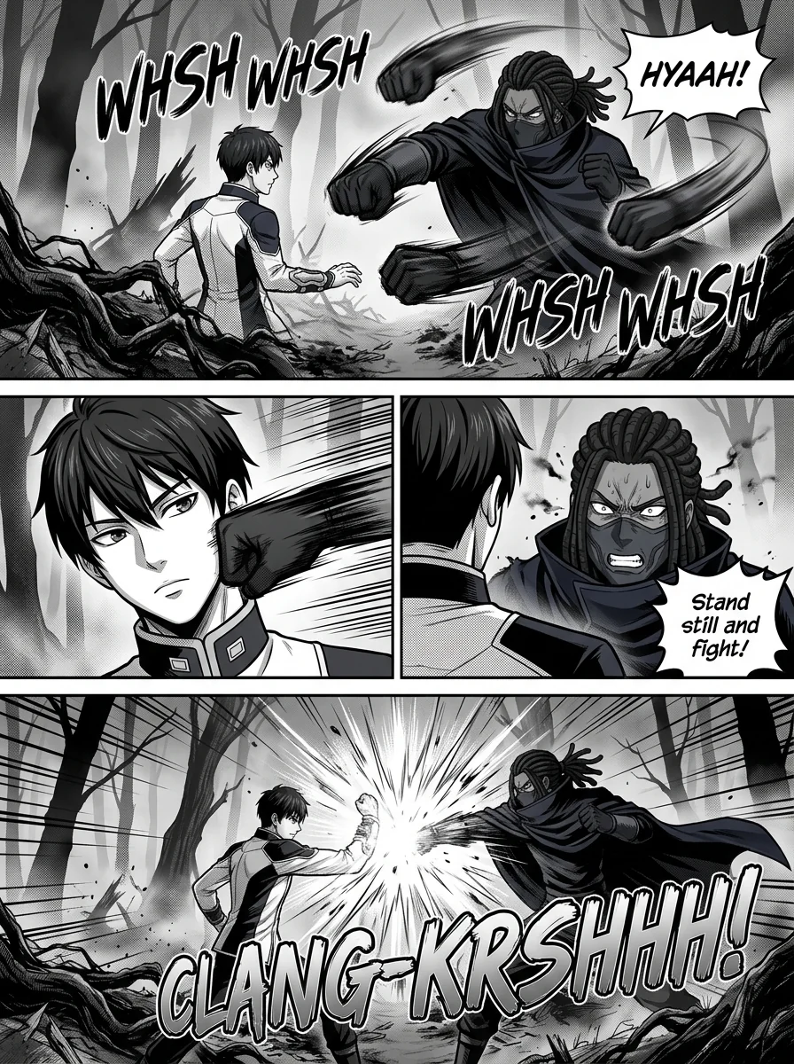 Aethelos Pain and Blood Chapter 3 Page 4 - AI Generated Manga