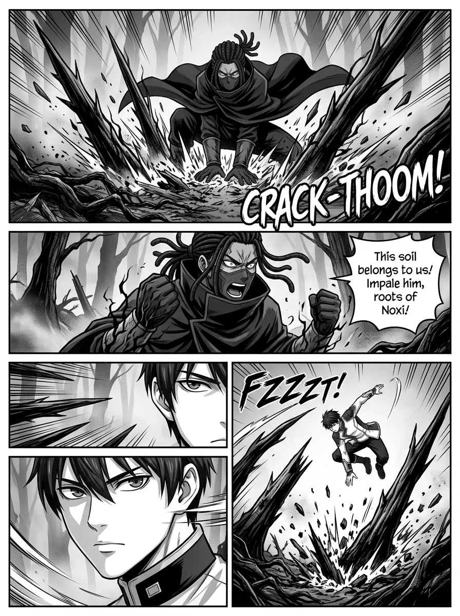 Aethelos Pain and Blood Chapter 3 Page 5 - AI Generated Manga