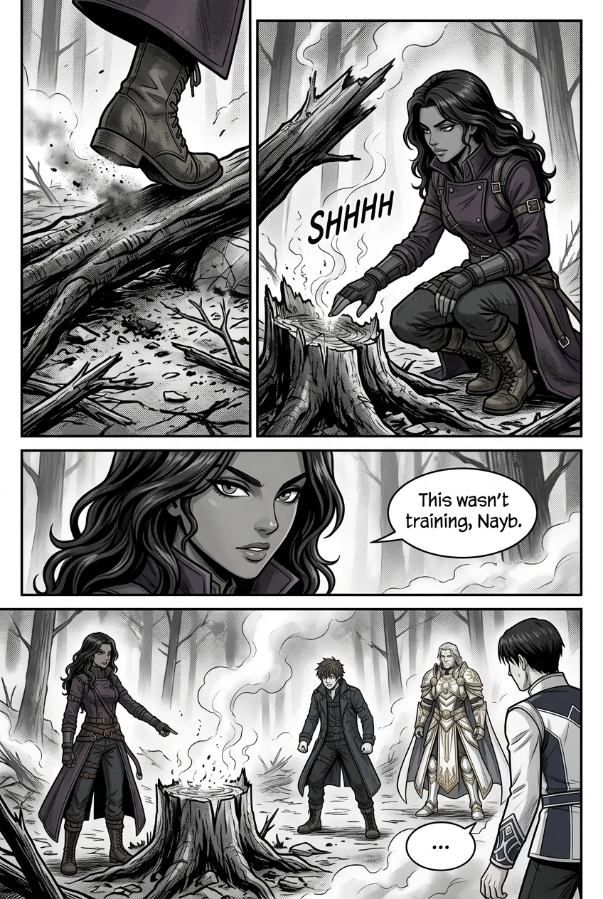 Aethelos Pain and Blood Chapter 4 Page 13 - AI Generated Manga