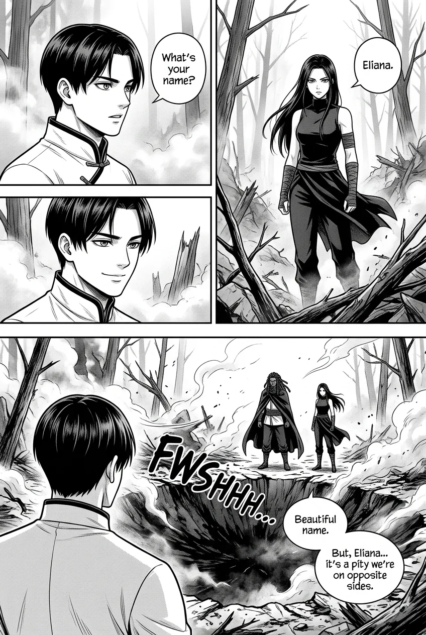 Aethelos Pain and Blood Chapter 4 Page 2 - AI Generated Manga