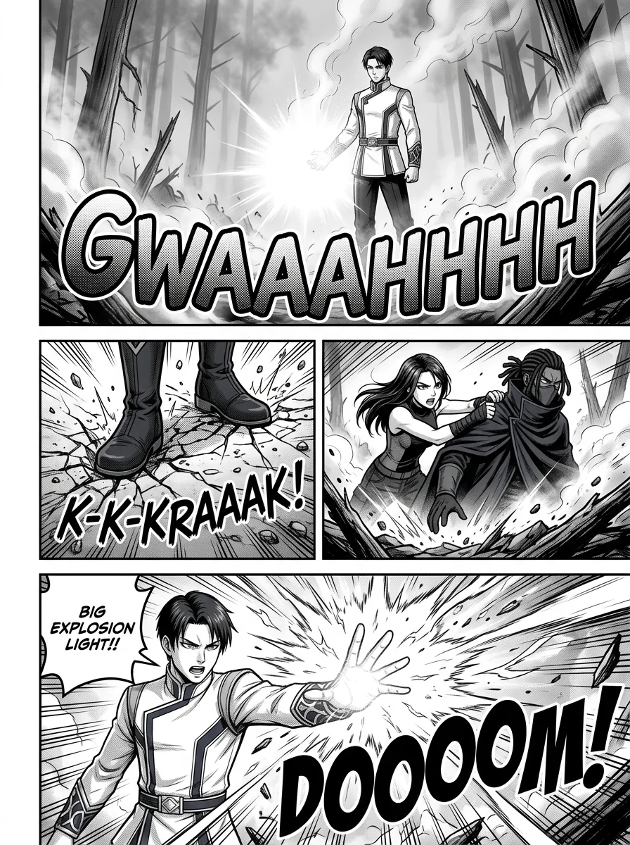 Aethelos Pain and Blood Chapter 4 Page 4 - AI Generated Manga