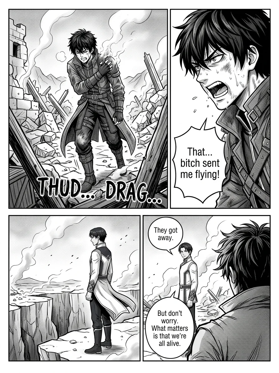 Aethelos Pain and Blood Chapter 5 Page 21 - AI Generated Manga