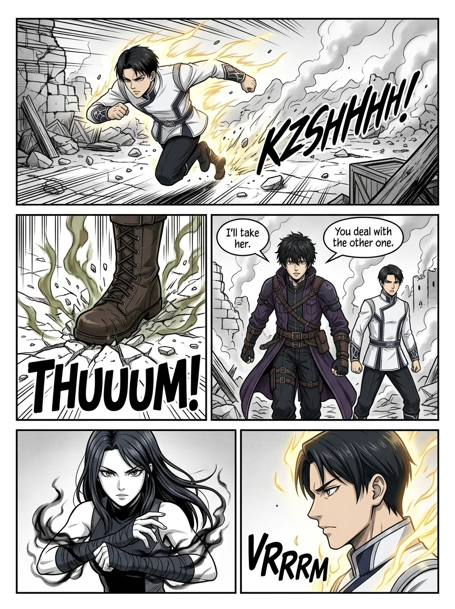 Aethelos Pain and Blood Chapter 5 Page 2 - AI Generated Manga