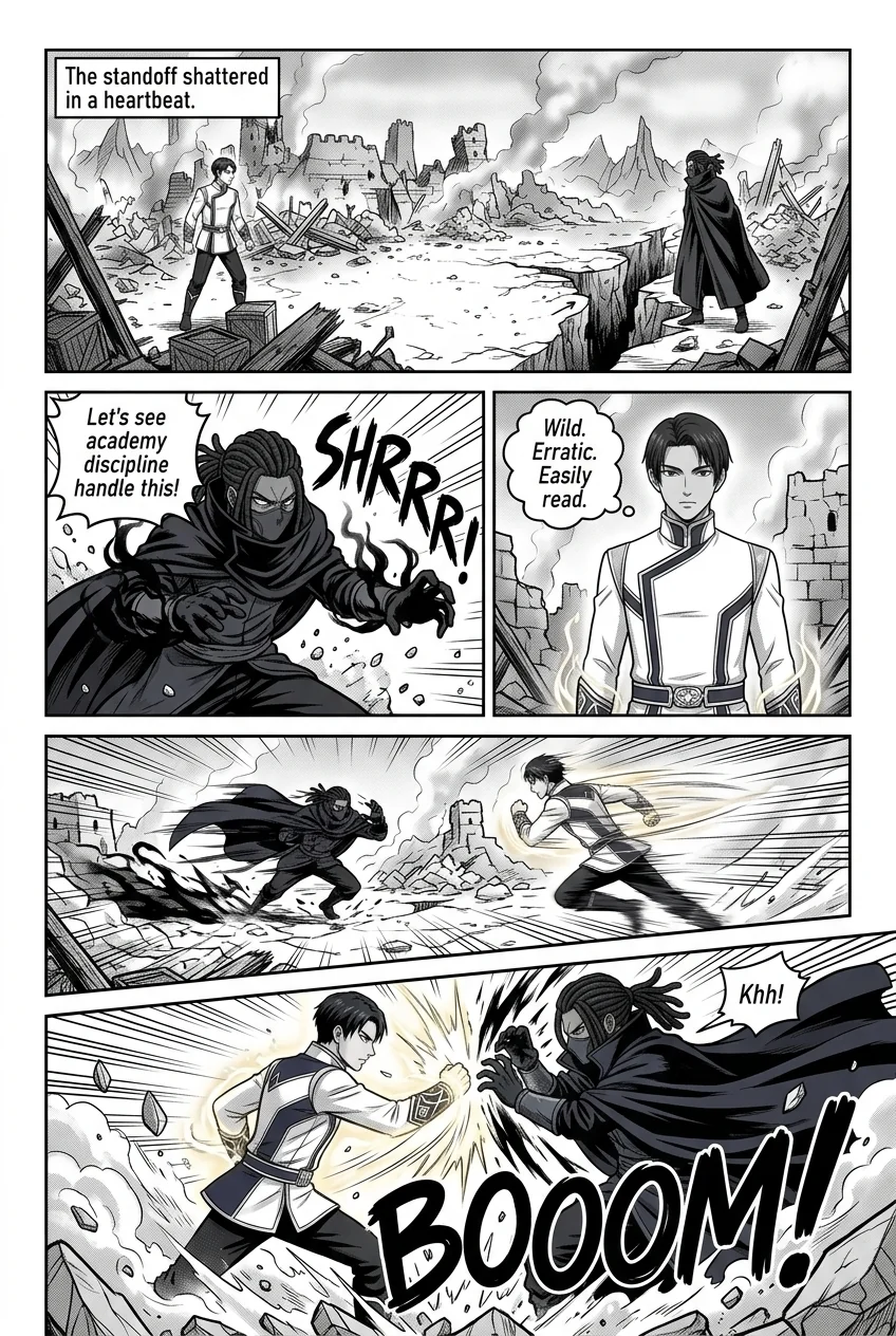 Aethelos Pain and Blood Chapter 5 Page 3 - AI Generated Manga