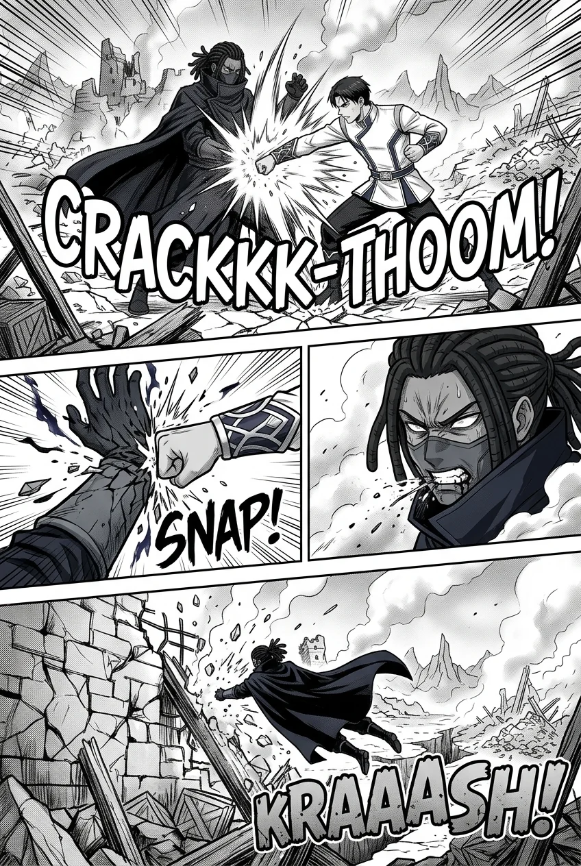 Aethelos Pain and Blood Chapter 5 Page 6 - AI Generated Manga