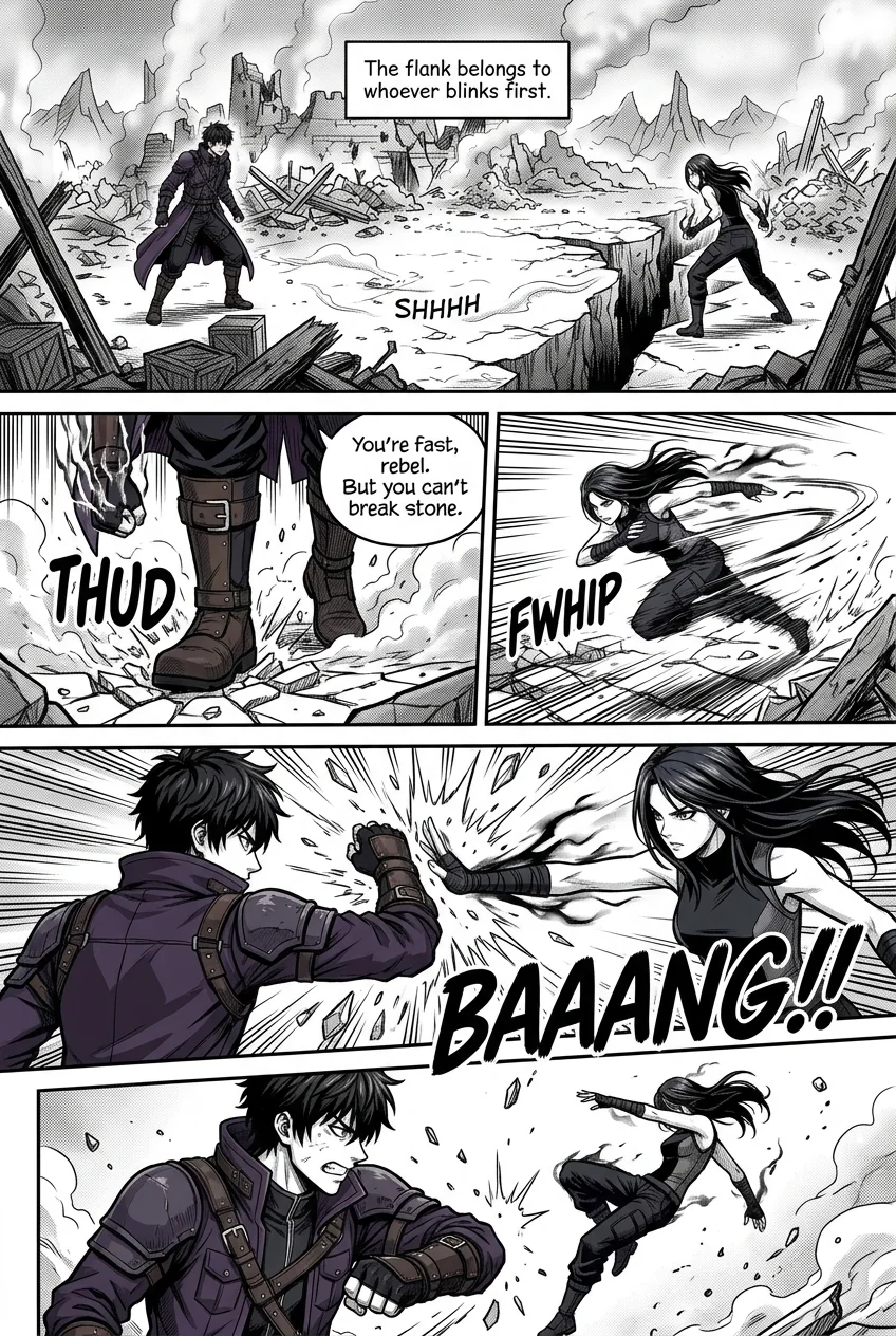 Aethelos Pain and Blood Chapter 5 Page 8 - AI Generated Manga