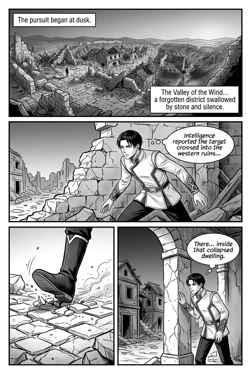 Aethelos Pain and Blood Chapter 6 Page 3 - AI Generated Manga