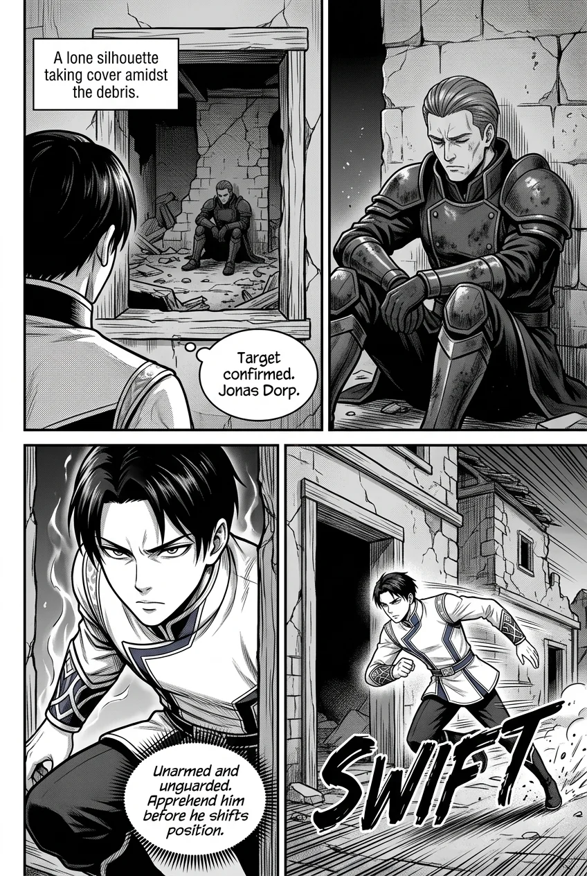 Aethelos Pain and Blood Chapter 6 Page 4 - AI Generated Manga