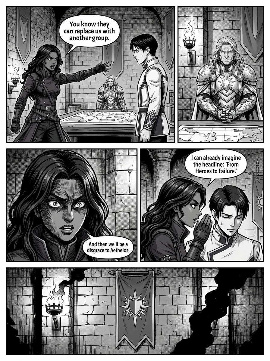 Aethelos Pain and Blood Chapter 8 Page 9 - AI Generated Manga