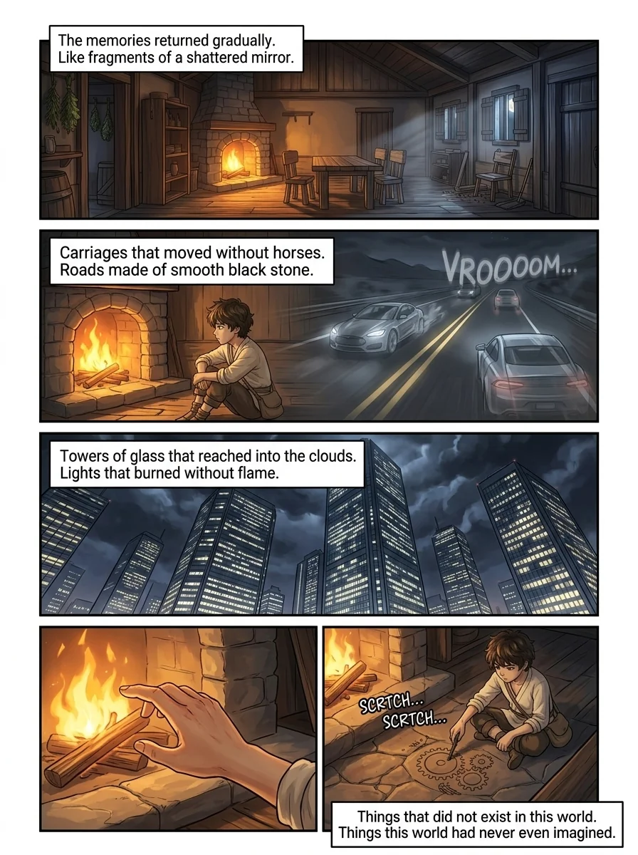 The Past Lives Within Me Chapter 1 Page 8 - AI Generated Manga